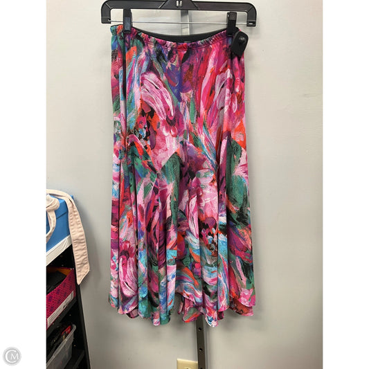 Skirt Midi By Bob Mackie Qvc In Multi-colored, Size: S