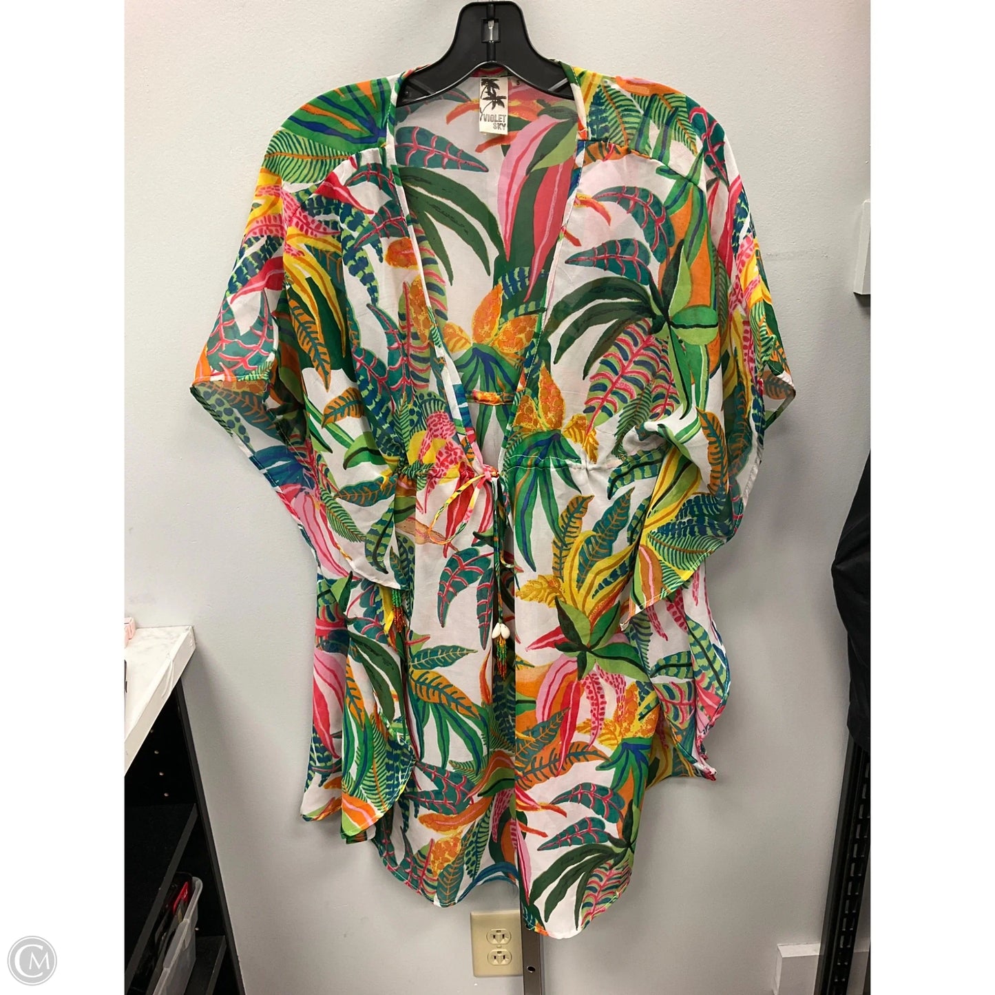 Swimwear Cover-up By Cme In Tropical Print, Size: S