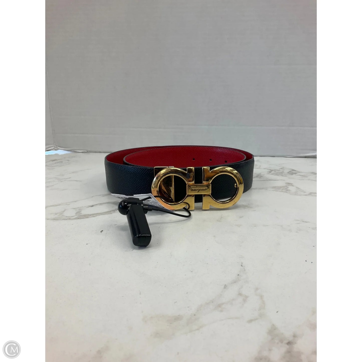 Belt Bag Luxury Designer By Ferragamo, Size: Large