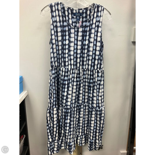 Dress Casual Short By D&co. In Blue & White, Size: Xxs