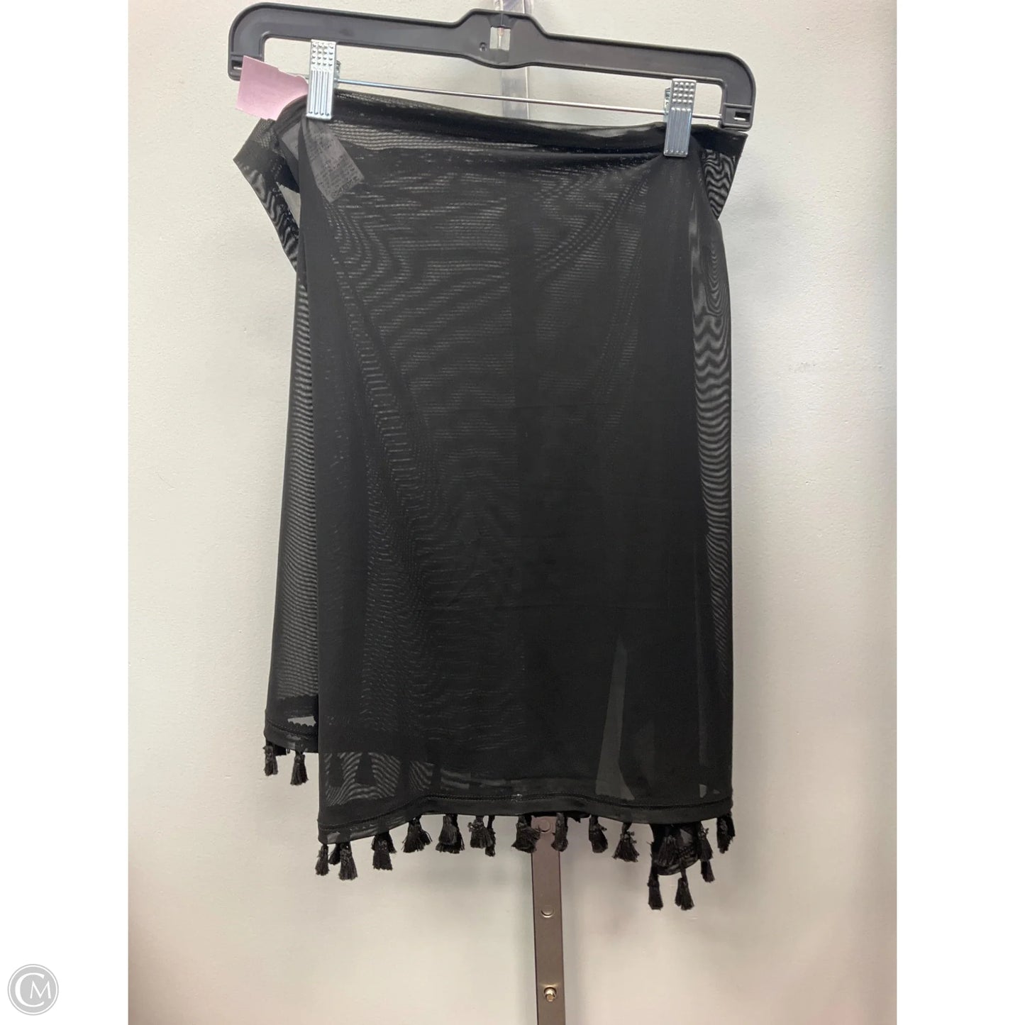 Swimwear Cover-up By Clothes Mentor In Black, Size: S