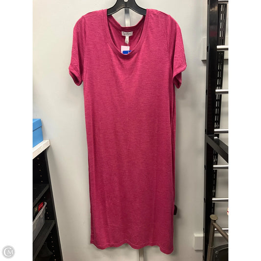 Dress Casual Midi By Jessica Simpson In Pink, Size: L