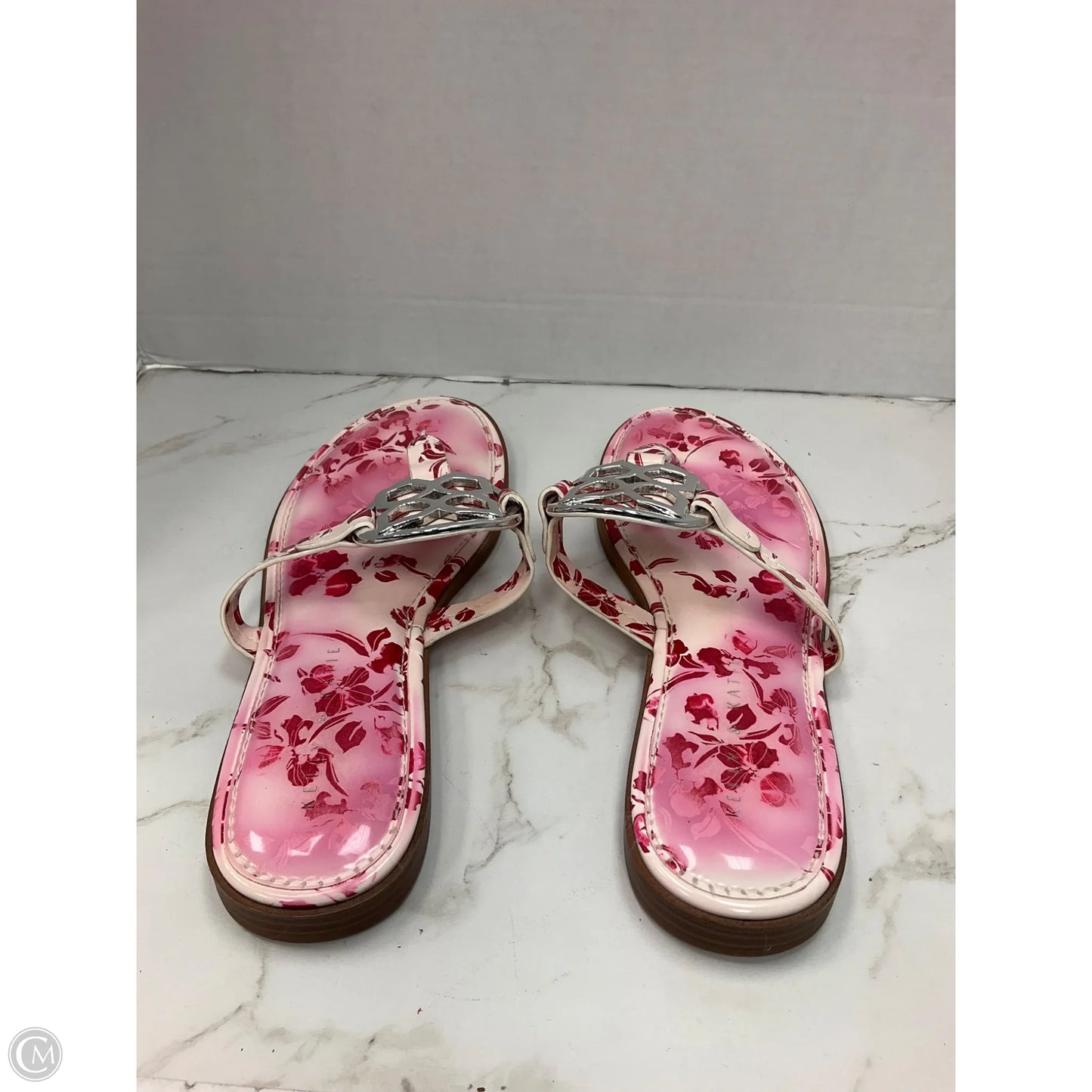 Sandals Flip Flops By Kelly And Katie In Pink & Red, Size: 9