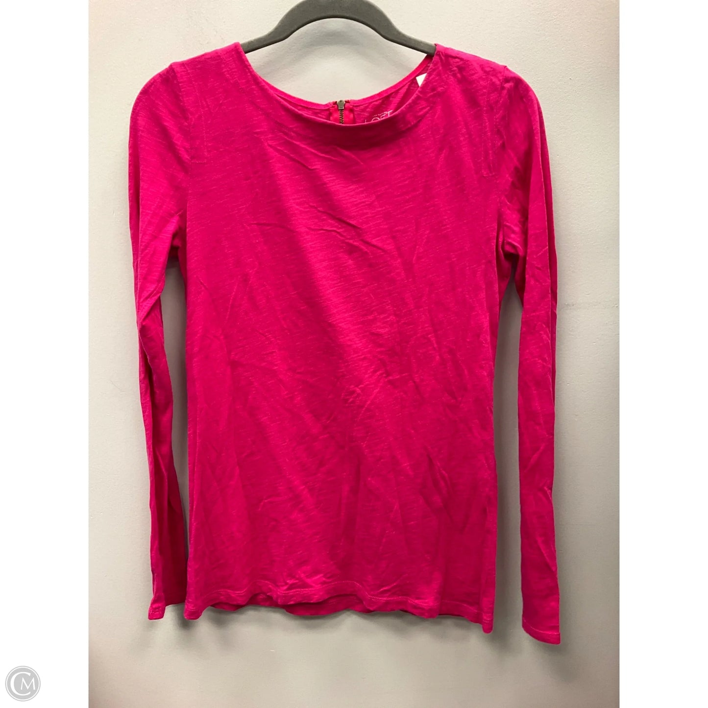Top Long Sleeve By Loft In Pink, Size: Xs