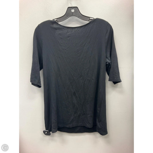 Top Short Sleeve By Old Navy In Black, Size: L