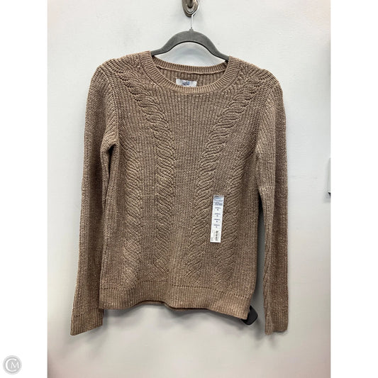 Sweater By Croft And Barrow In Brown, Size: Xs