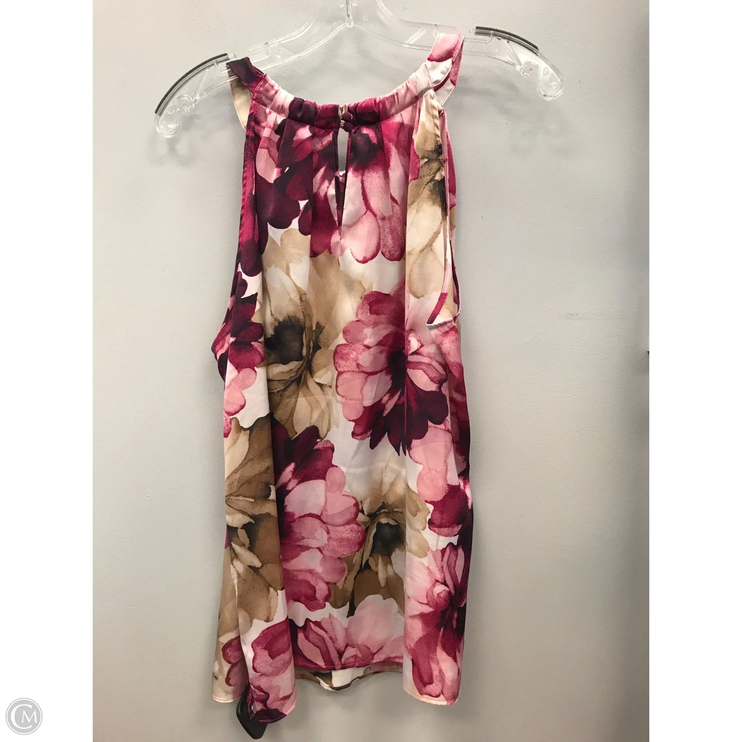 Top Sleeveless By White House Black Market In Floral Print, Size: Xl