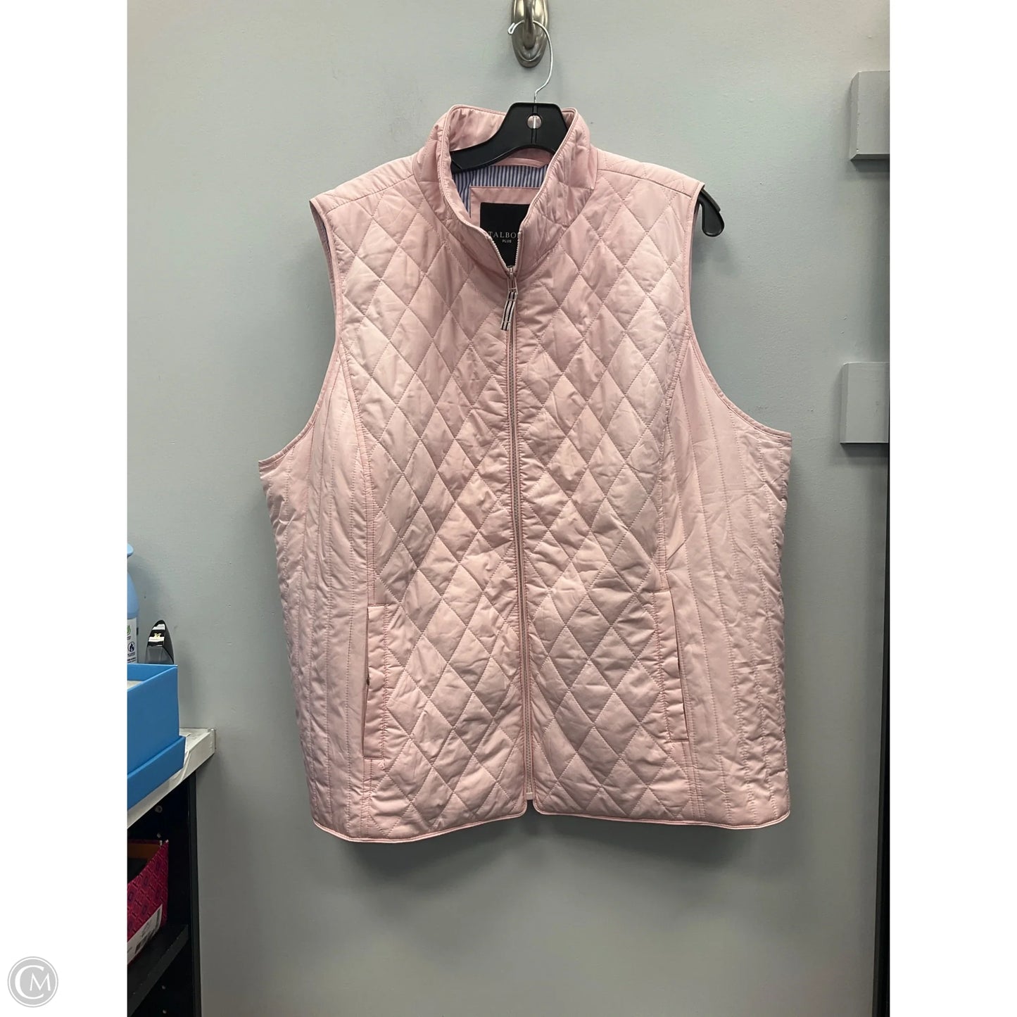 Vest Puffer & Quilted By Talbots In Pink, Size: 3x