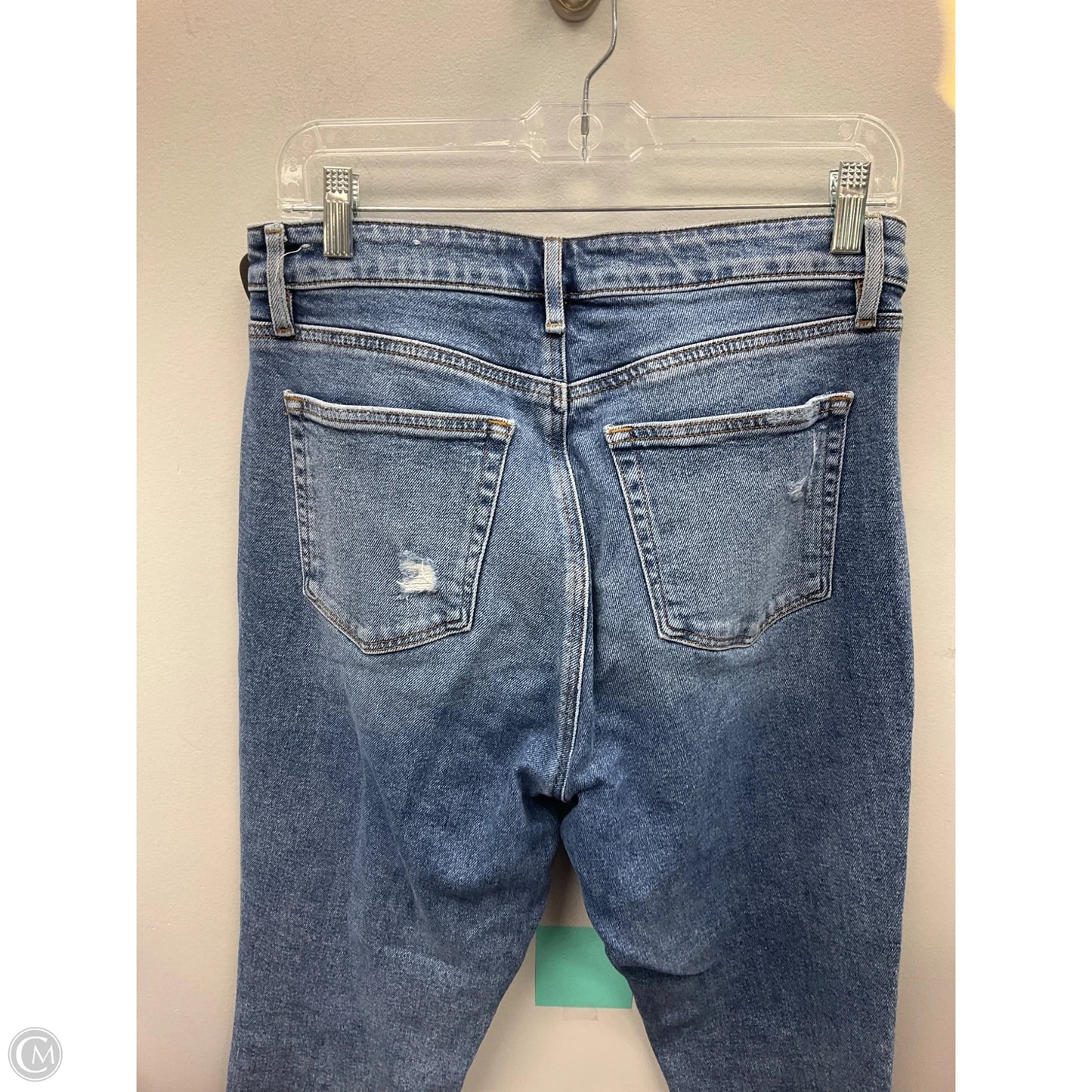 Jeans Skinny By Loft In Blue Denim, Size: 10