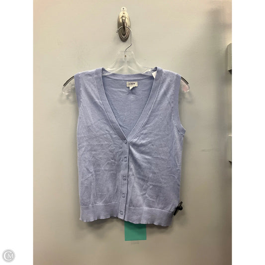 Vest Sweater By J. Crew In Blue, Size: Xxs