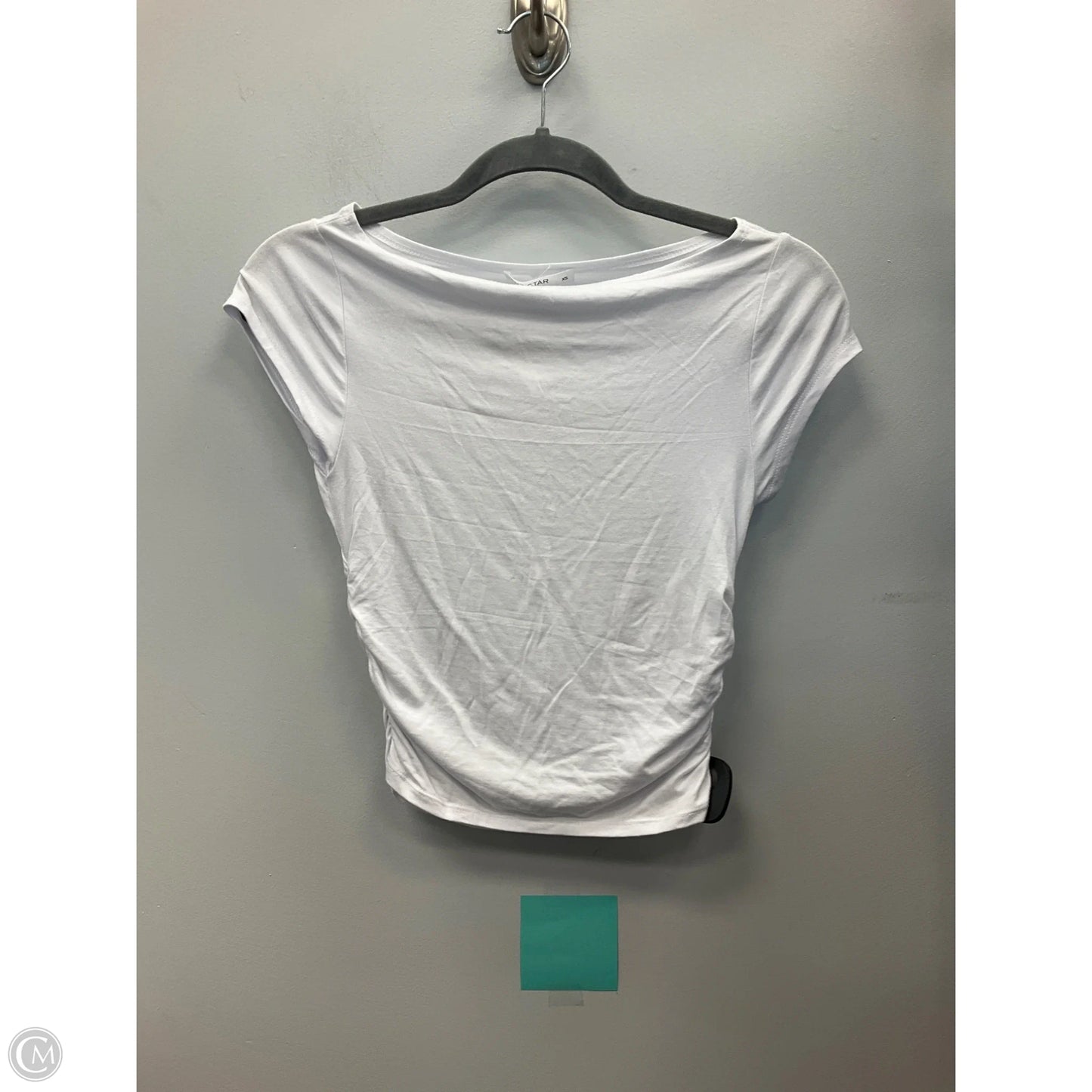 Top Short Sleeve By Antistar In White, Size: Xs