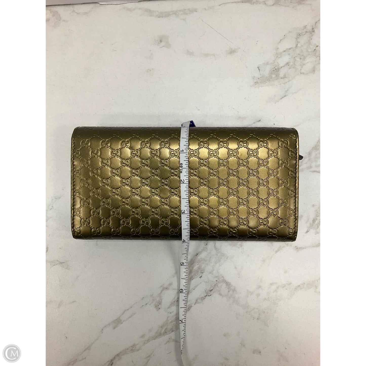 Wallet Luxury Designer By Gucci, Size: Large