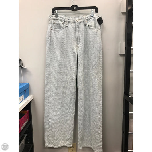 Jeans Wide Leg By Rag And Bone In Blue, Size: 8
