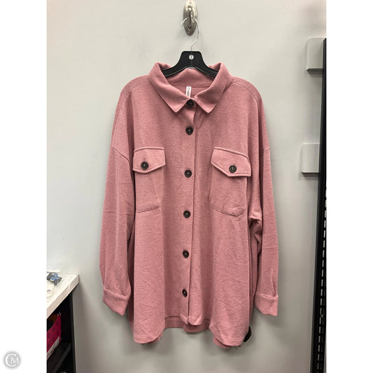 Top Long Sleeve By Zenana In Mauve, Size: 3x
