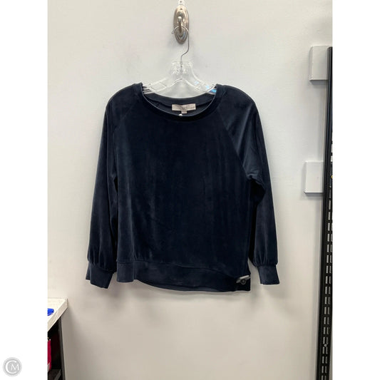 Top Long Sleeve By Loft In Navy, Size: Mp