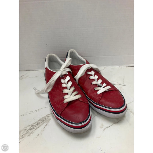 Shoes Sneakers By Tommy Hilfiger In Red, Size: 7