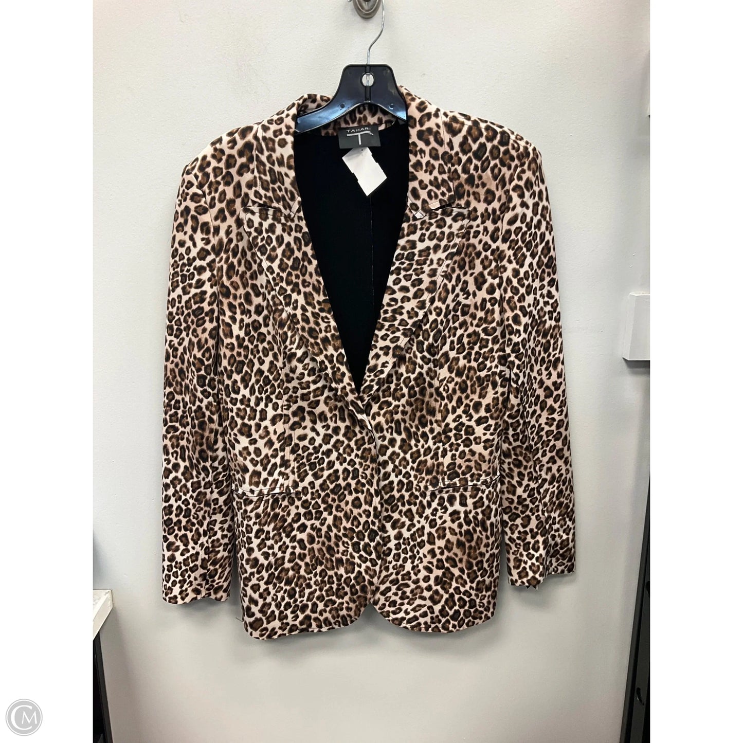 Blazer By Tahari In Animal Print, Size: 4