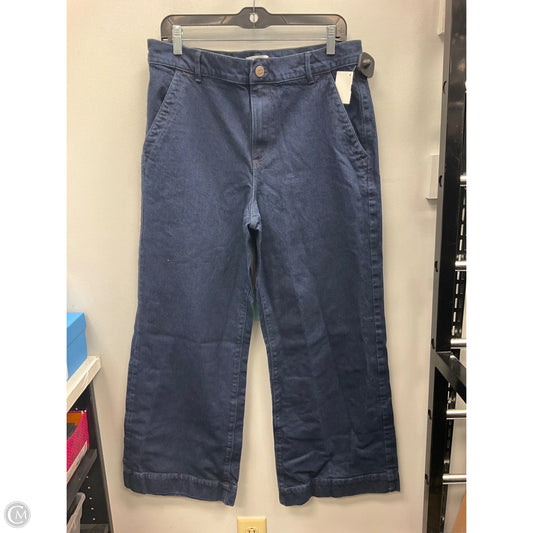 Jeans Wide Leg By Loft In Blue Denim, Size: 12