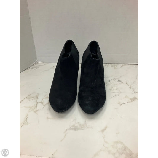 Boots Ankle Heels By Clothes Mentor In Black, Size: 9