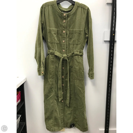 Dress Casual Maxi By Loft In Green, Size: 12