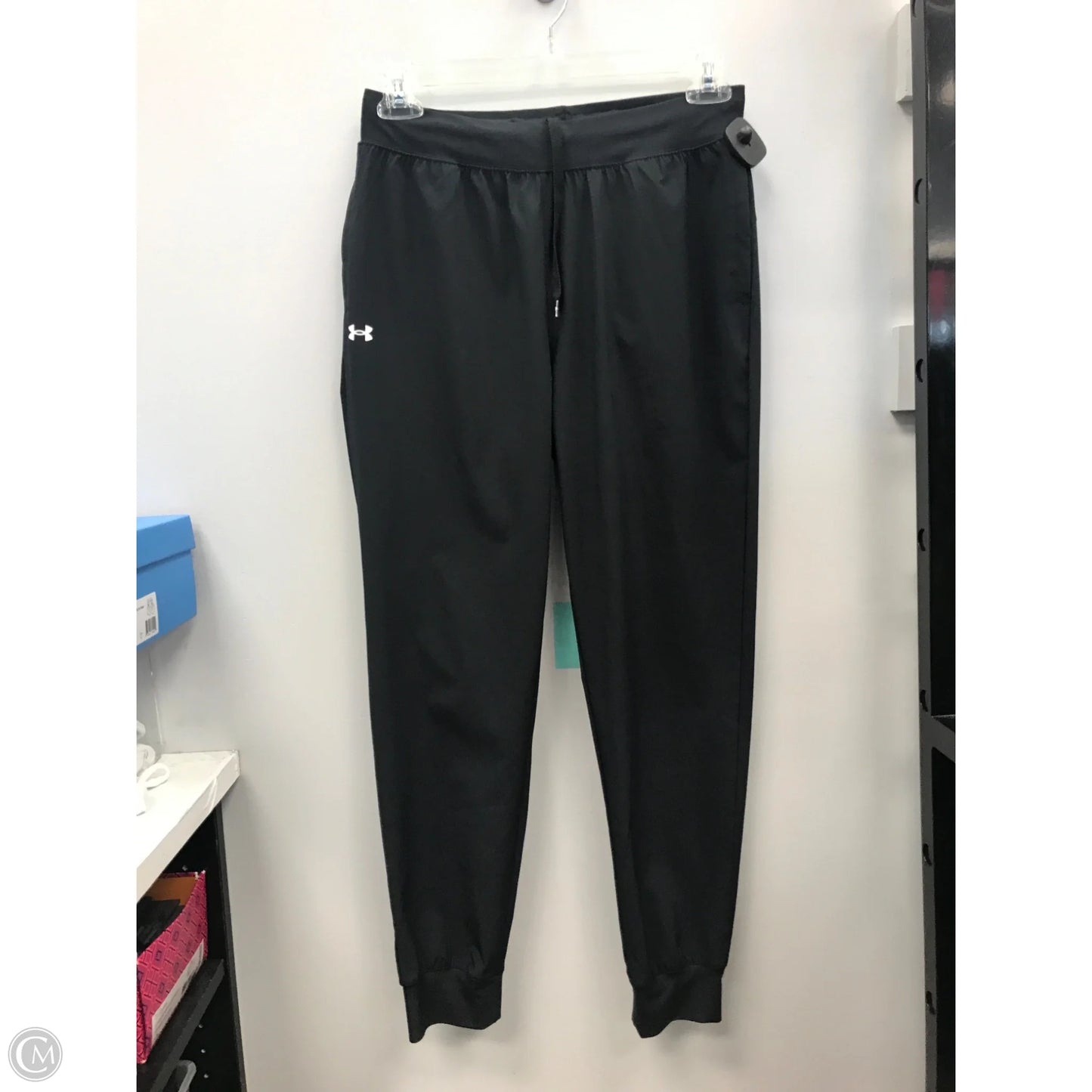 Athletic Pants By Under Armour In Black, Size: M