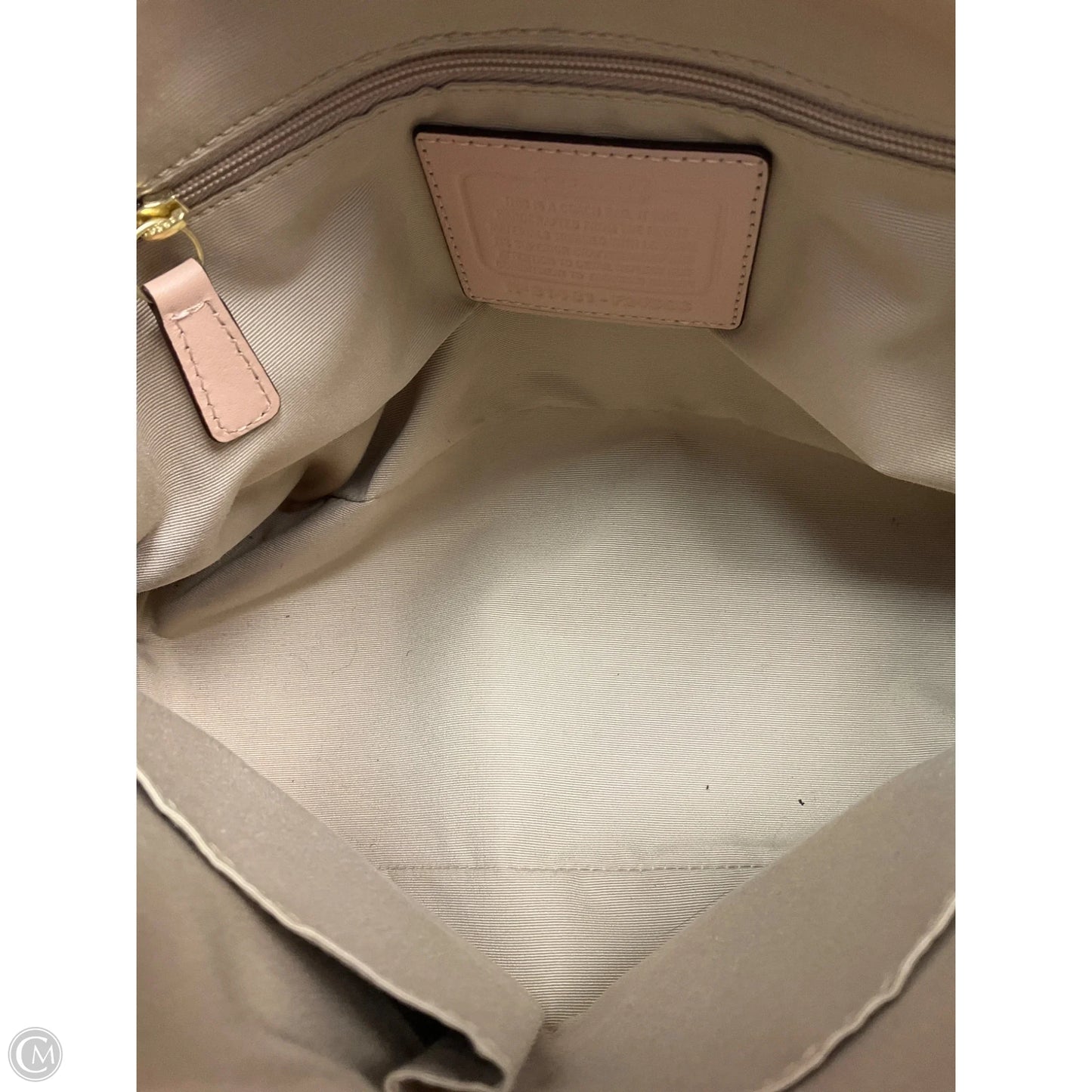 Handbag Designer By Coach, Size: Medium
