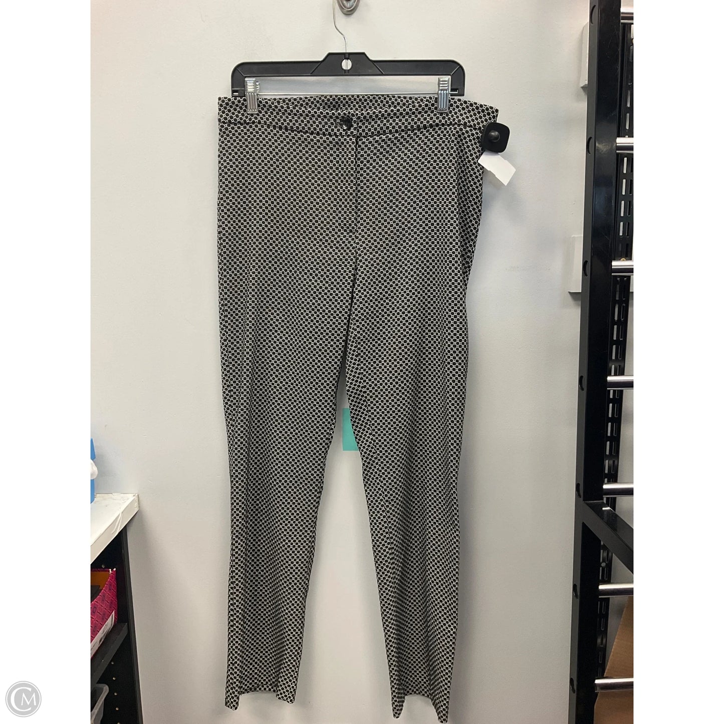 Pants Cropped By Cmc In Black & White, Size: 12