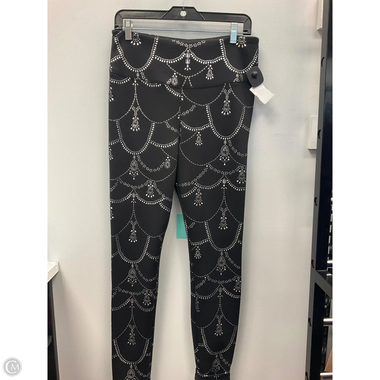 Pants Leggings By White House Black Market In Black & Silver, Size: 12