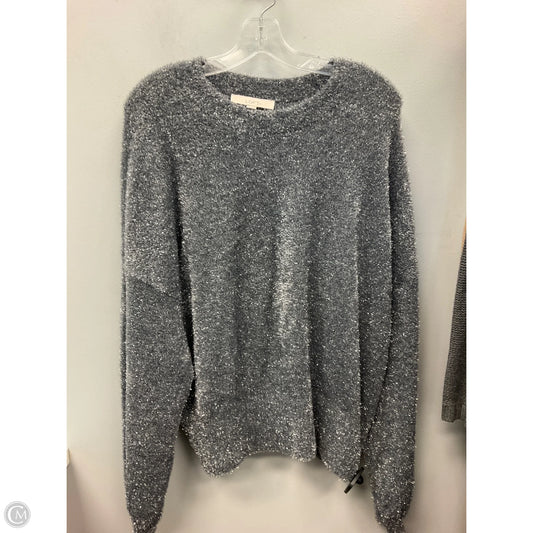 Sweater By Loft In Silver, Size: Xl