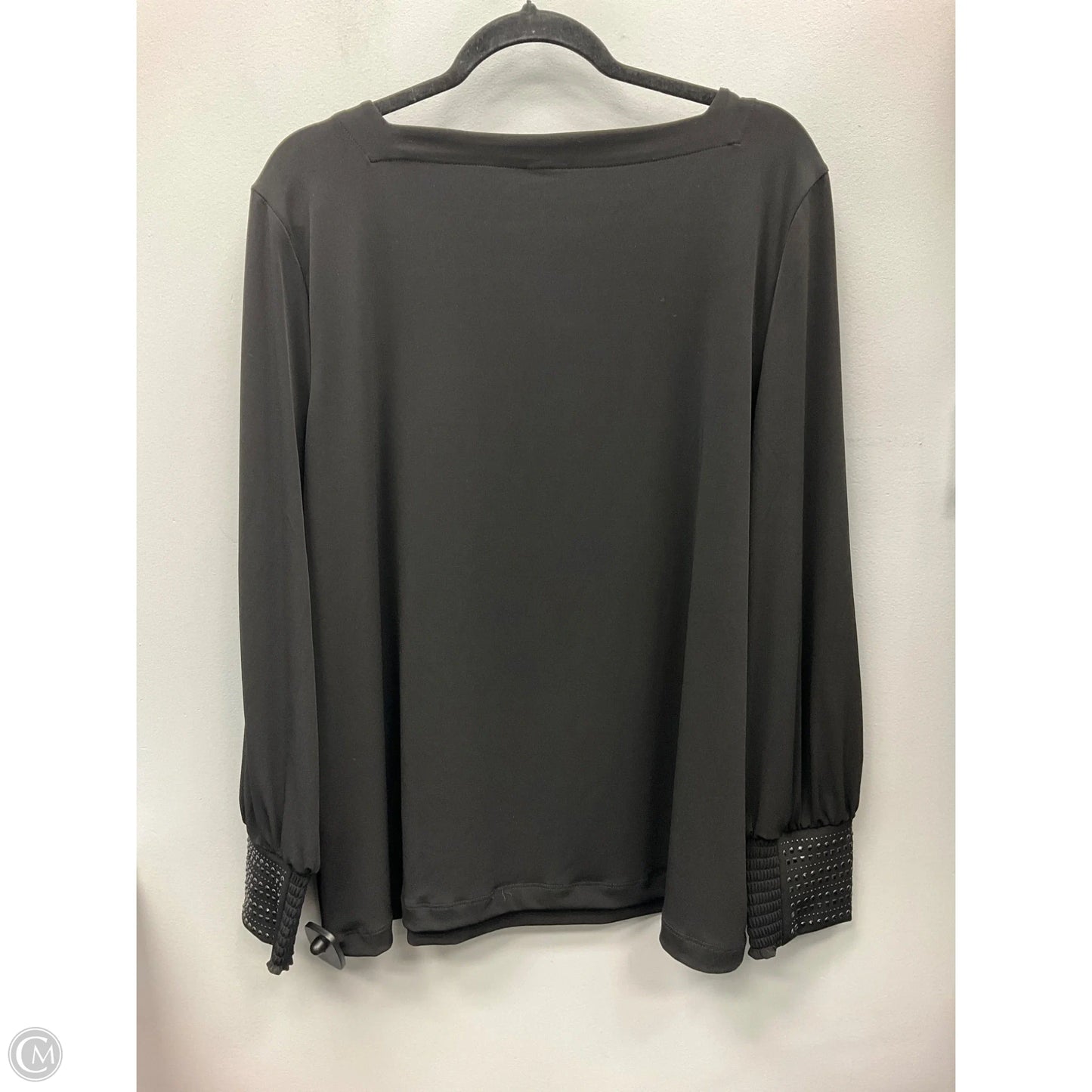 Top Long Sleeve By Chicos In Black, Size: Xl