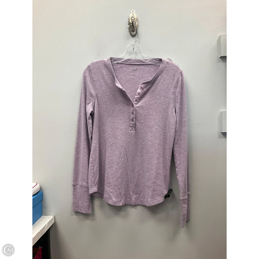 Top Long Sleeve By Gap In Purple, Size: M