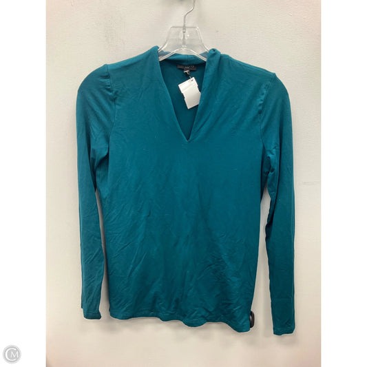 Top Long Sleeve By Talbots In Teal, Size: Sp
