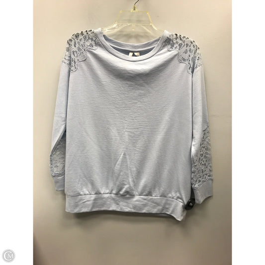 Top Long Sleeve By Lc Lauren Conrad In Blue, Size: S