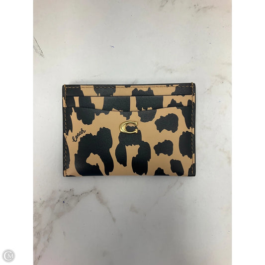 Id/card Holder Designer By Coach, Size: