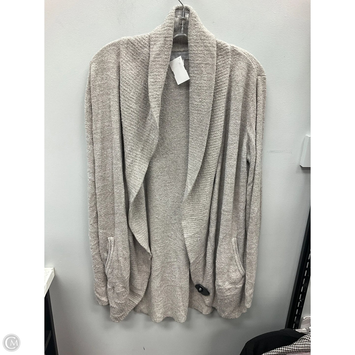 Sweater Cardigan By Barefoot Dreams In Taupe, Size: Xl