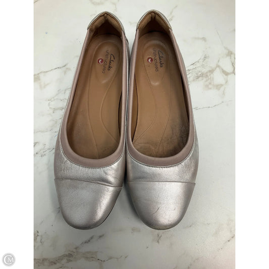 Shoes Heels Platform By Clarks In Copper, Size: 8