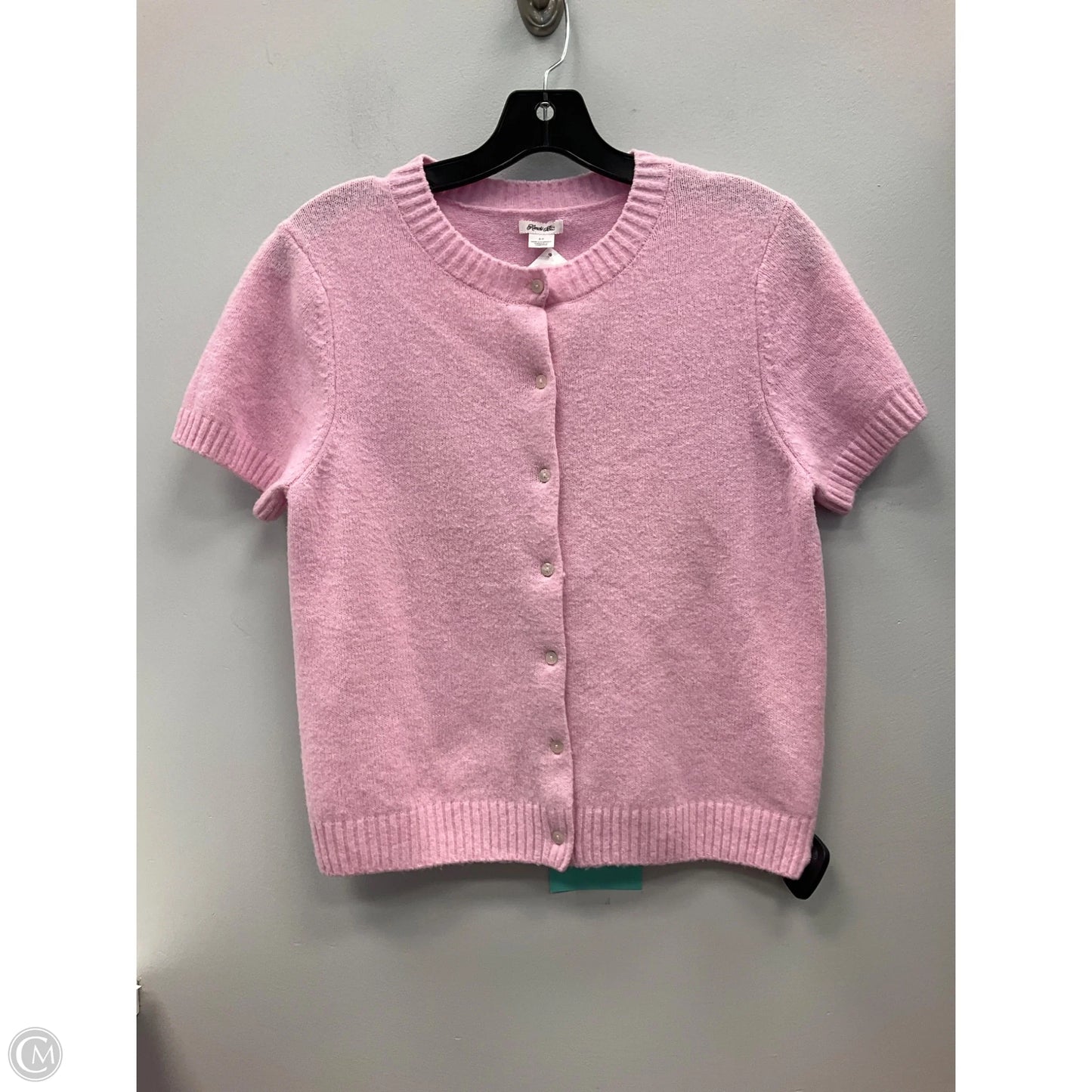 Sweater Short Sleeve By Kimichi Blue In Pink, Size: S