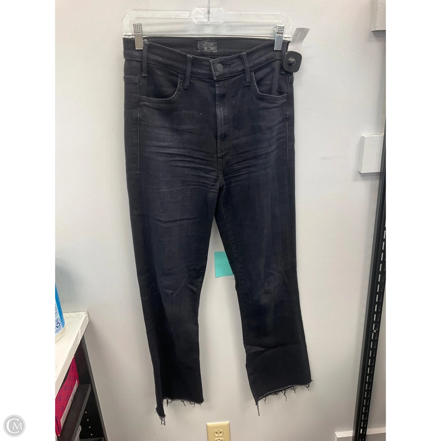 Jeans Straight By Mother In Black, Size: 6