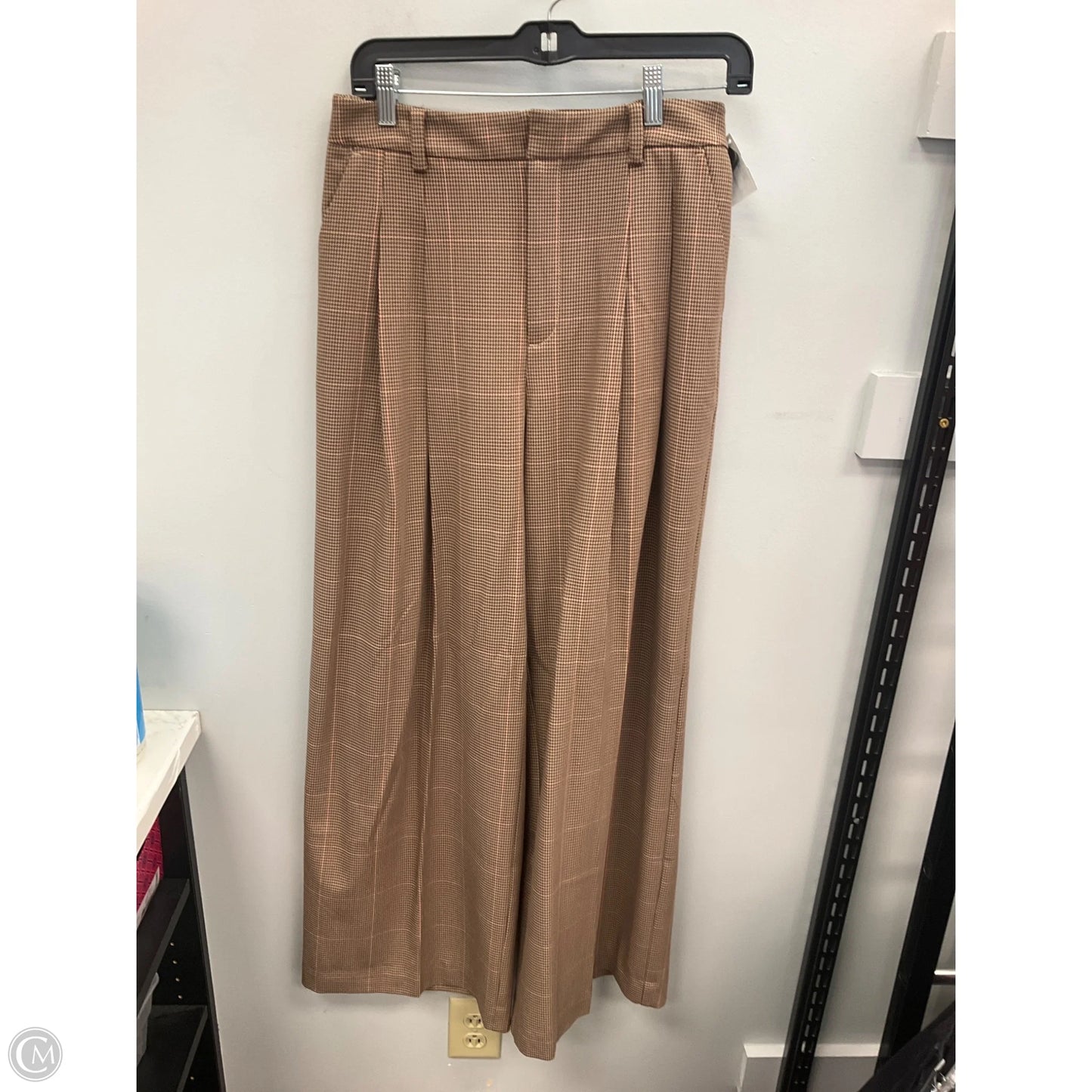 Pants Wide Leg By Maeve In Checkered Pattern, Size: S