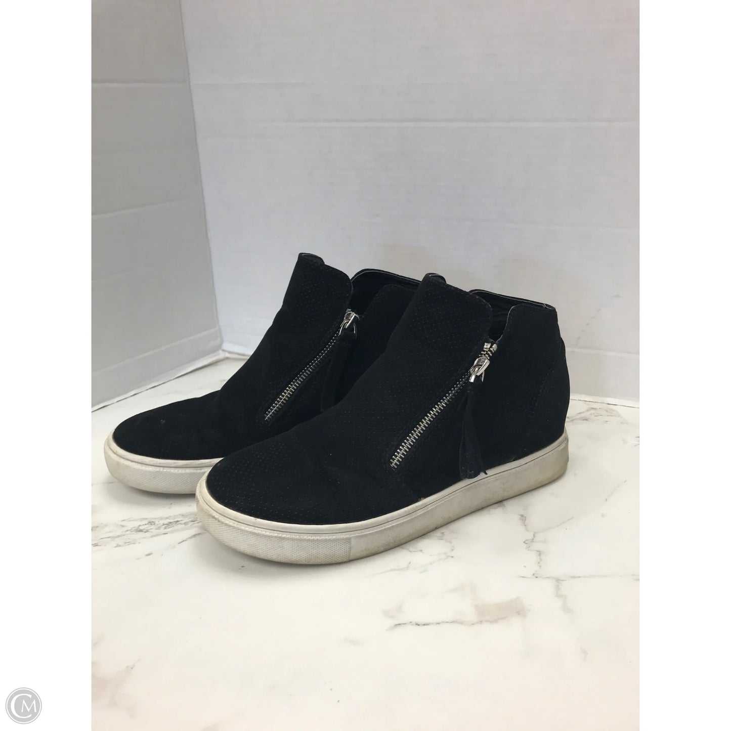 Shoes Heels Platform By Jf In Black, Size: 7.5