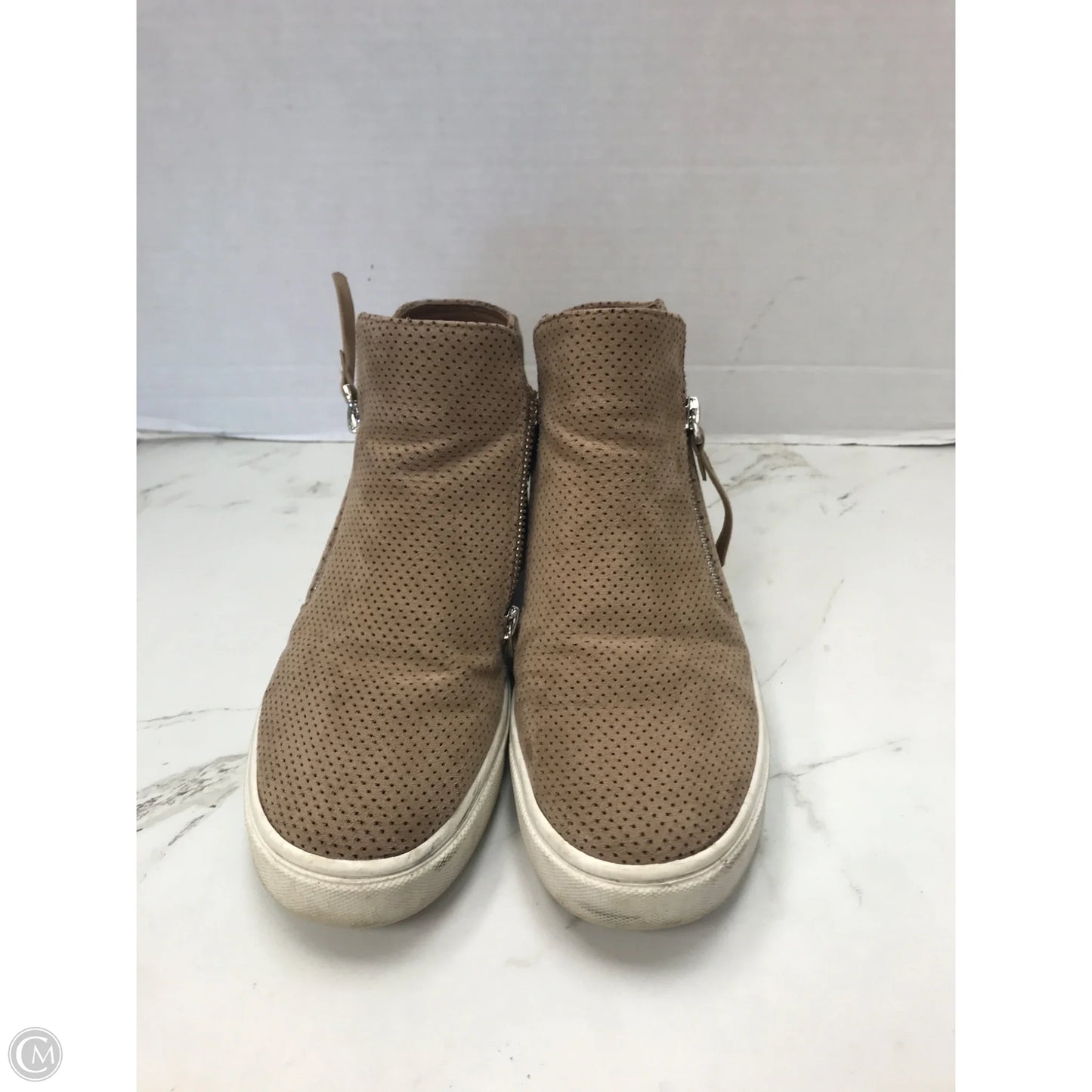Shoes Heels Platform By Jf In Tan, Size: 7.5