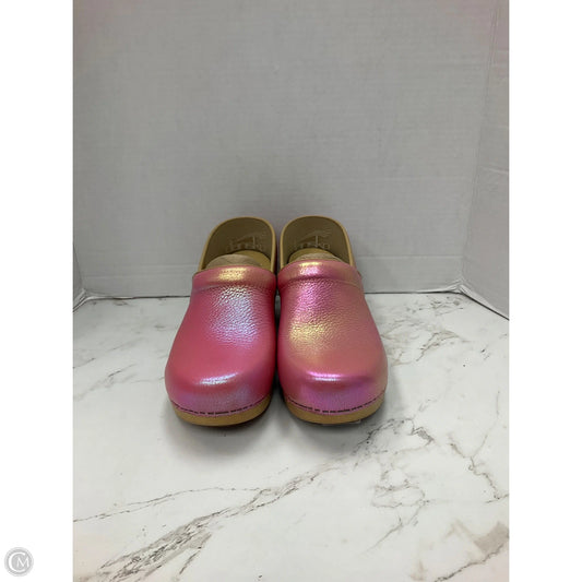 Shoes Heels Platform By Dansko In Pink, Size: 10