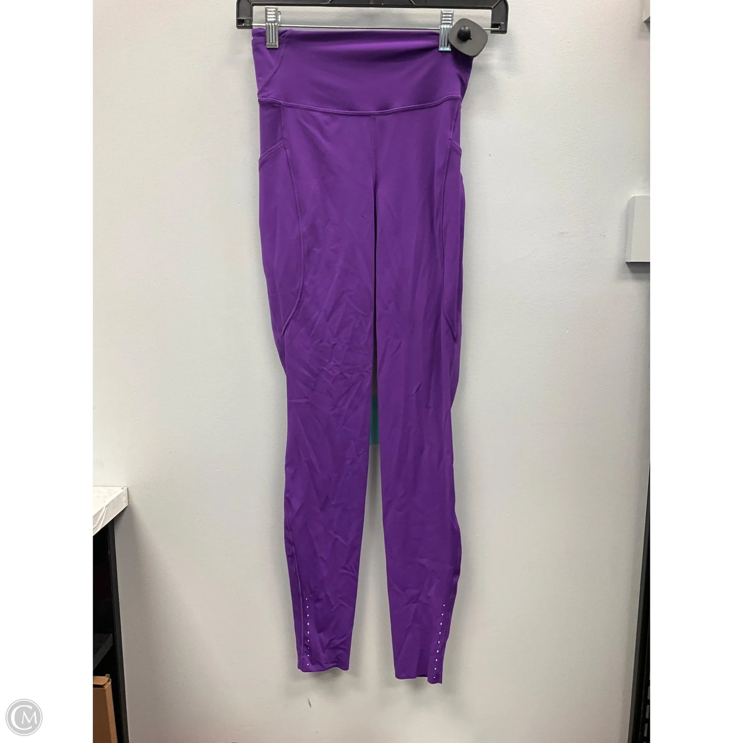 Athletic Leggings By Lululemon In Purple, Size: 4