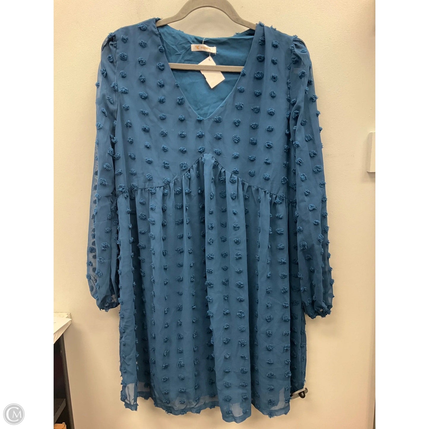 Dress Casual Short By Clothes Mentor In Blue, Size: M