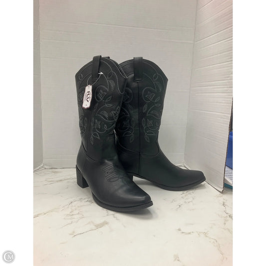 Boots Western By ilv In Black, Size: 7