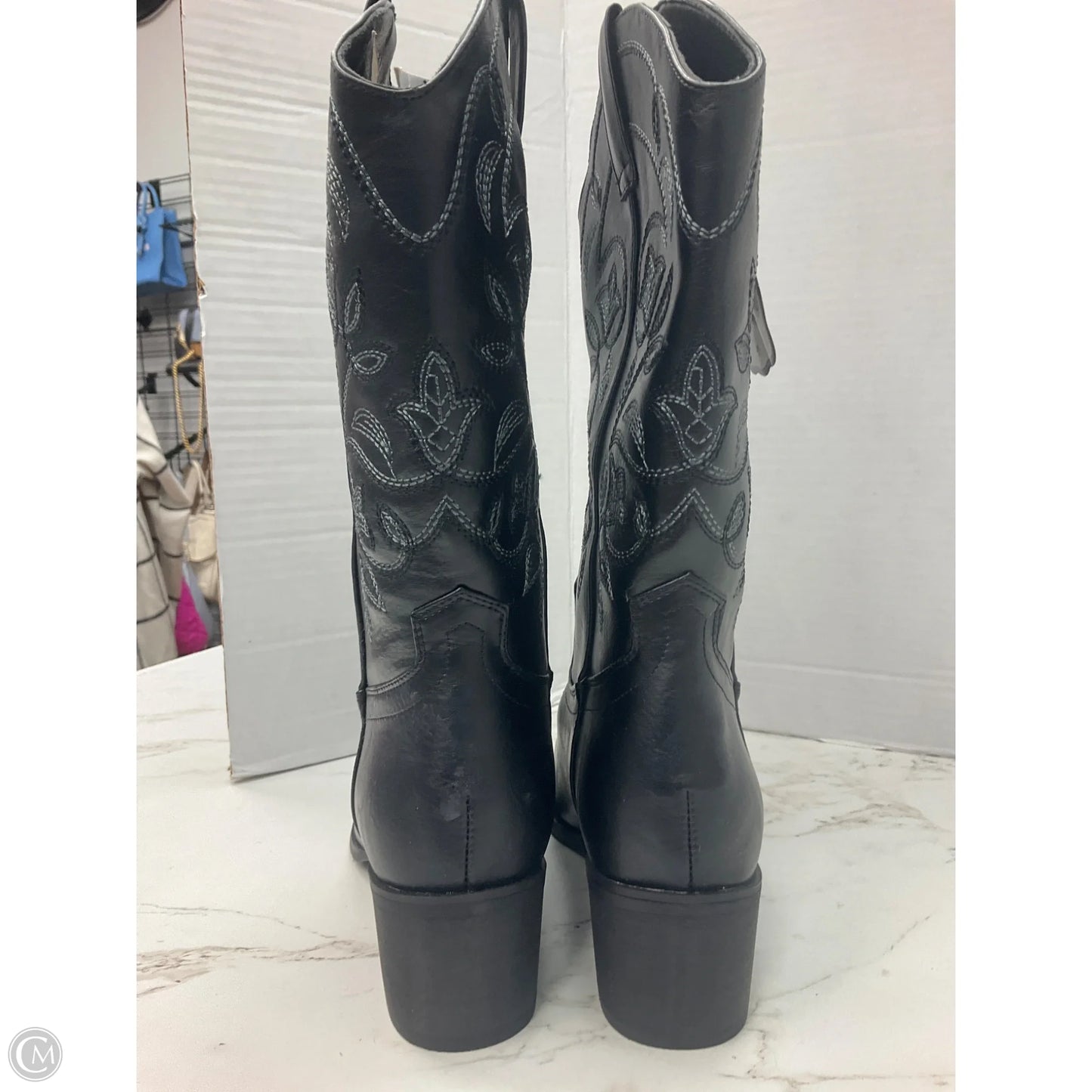 Boots Western By ilv In Black, Size: 7