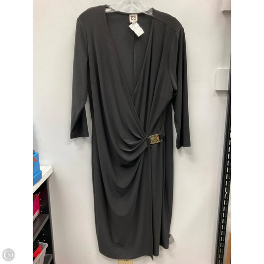 Dress Casual Short By Anne Klein In Black, Size: 16