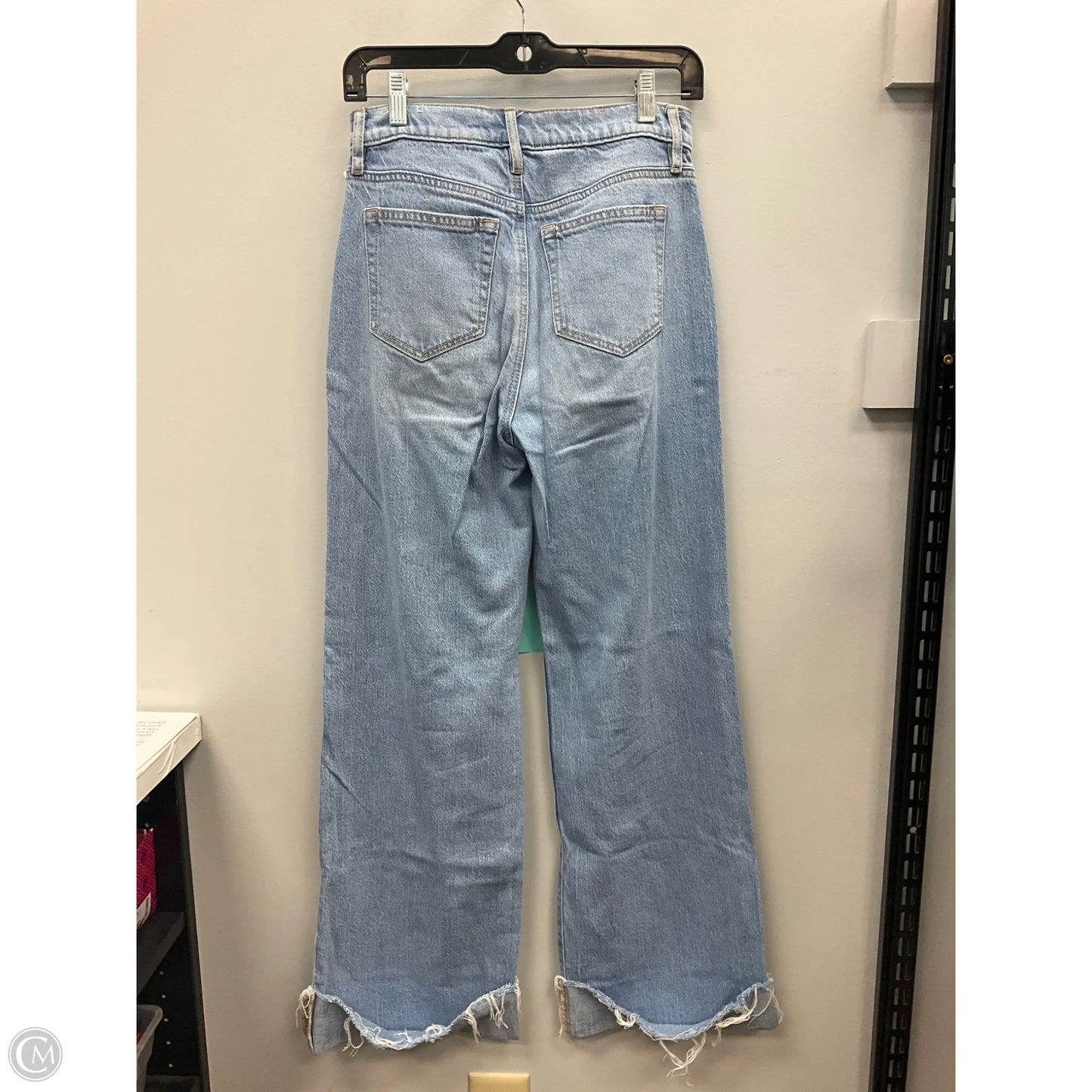 Jeans Wide Leg By Loft In Blue Denim, Size: 0