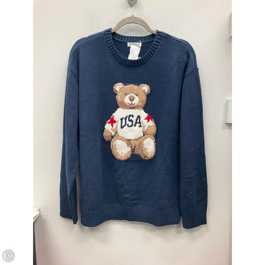 Sweater By Mighty Fine In Navy, Size: Xl