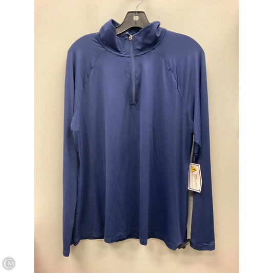 Top Long Sleeve By Lands End In Navy, Size: Xl